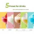 2025 Neue kleine Schneeschmelzmaschine für kalte Getränke, Eis, Slush, Saft, Milchshake, Smoothie, 150 W, 1,9 Quart